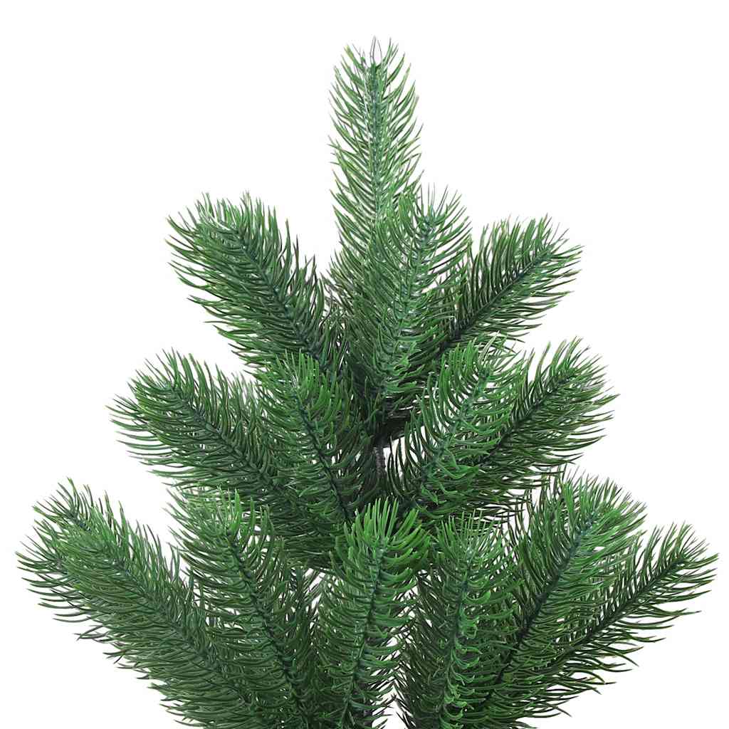kunstigt juletræ nordmannsgran LED og kuglesæt 180 cm grøn