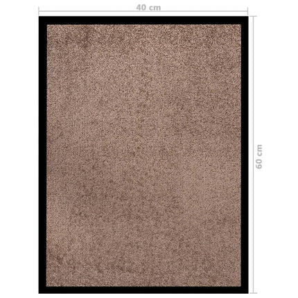 dørmåtte 40x60 cm brun