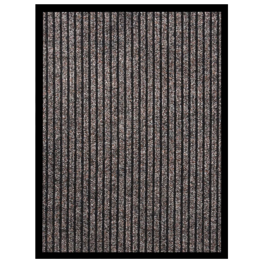 dørmåtte 40x60 cm stribet beige billede