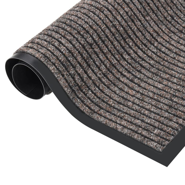 dørmåtte 80x120 cm stribet beige