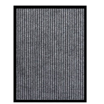 dørmåtte 60x80 cm stribet grå