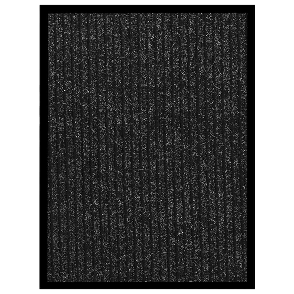 dørmåtte 40x60 cm stribet antracitgrå billede