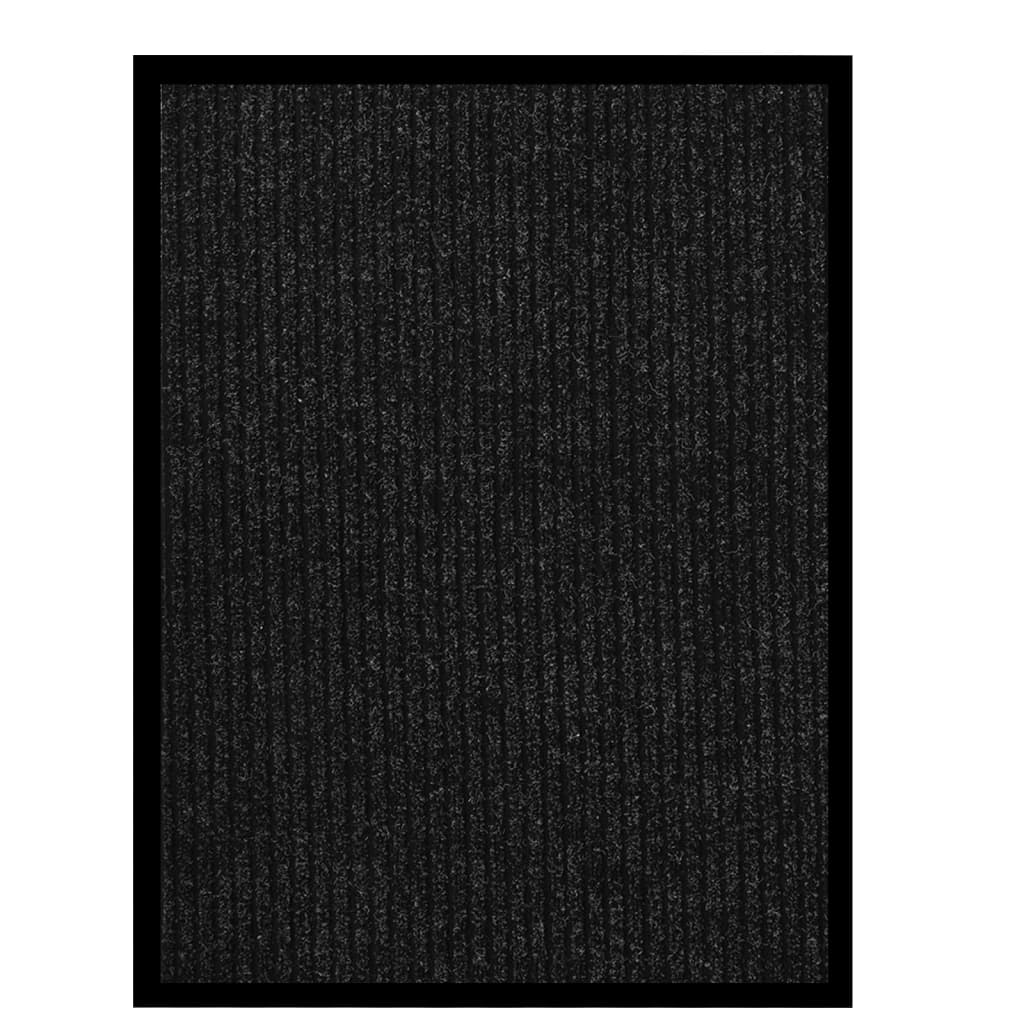 Dørmåtte Stribet - Antracitgrå / 60 x 80 cm
