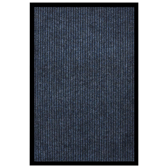 dørmåtte 80x120 cm stribet blå