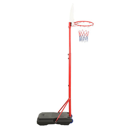 basketballsæt 200-236 cm transportabelt og justerbart