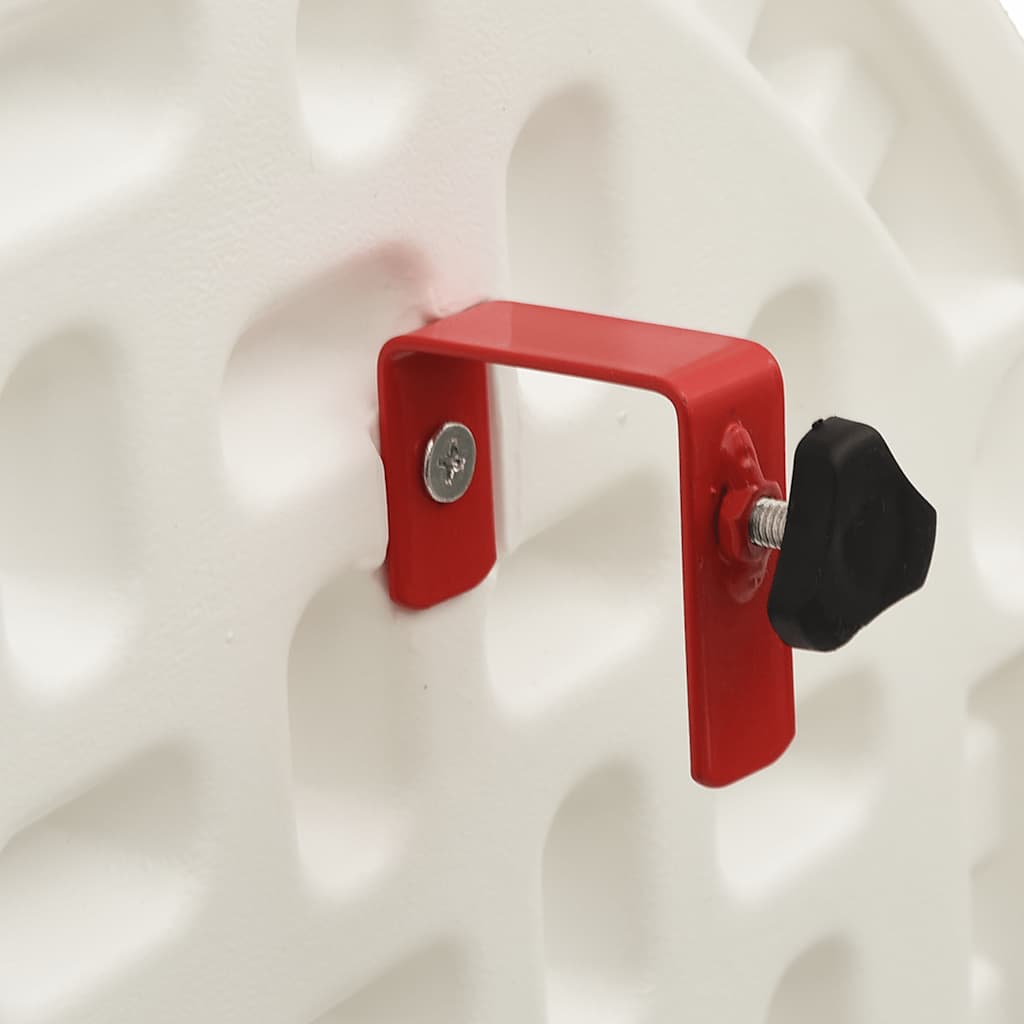 vægmonteret basketballkurv med plade 5 dele 66x44,5 cm