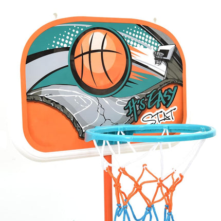 basketballsæt 133-160 cm transportabelt og justerbart