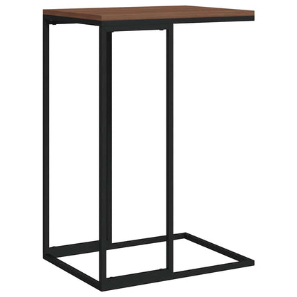sidebord 40x30x59 cm konstrueret træ sort