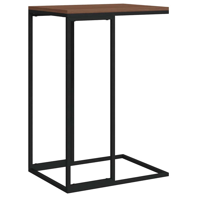 sidebord 40x30x59 cm konstrueret træ sort