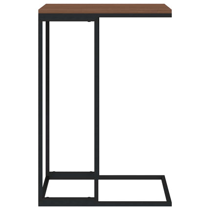 sidebord 40x30x59 cm konstrueret træ sort