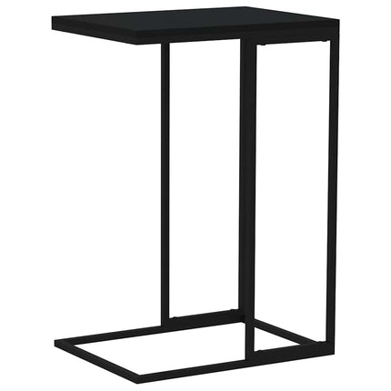 sidebord 40x30x59 cm konstrueret træ sort
