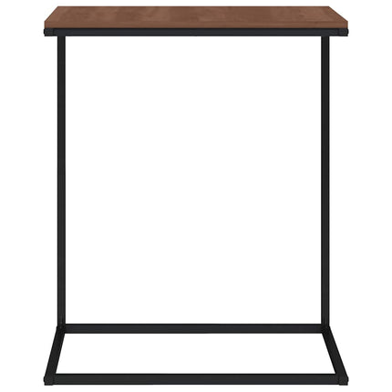 sidebord 55x35x66 cm konstrueret træ sort