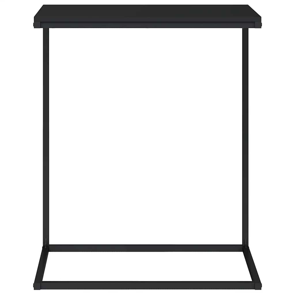 sidebord 55x35x66 cm konstrueret træ sort