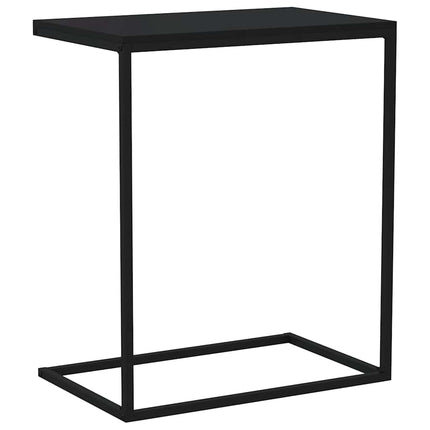 sidebord 55x35x66 cm konstrueret træ sort