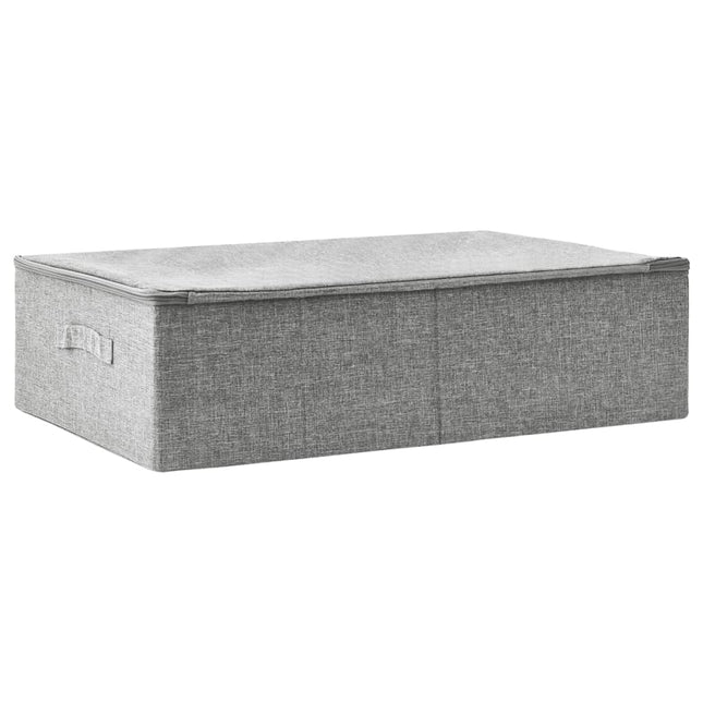 opbevaringskasse 70x40x18 cm stof grå