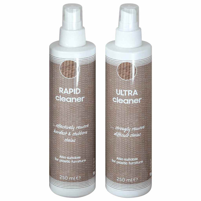 plejesæt til rattan- og tekstilhavemøbler 2x250 ml