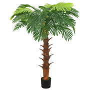 kunstig cycaspalme med potte 160 cm grøn