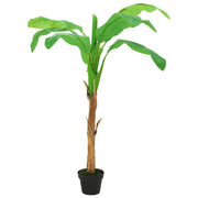 kunstig bananpalme med potte 180 cm grøn