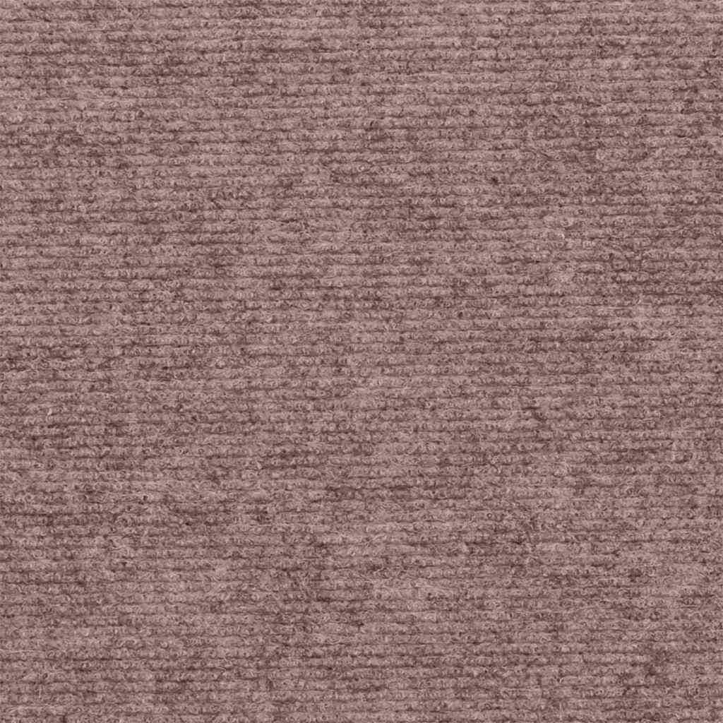 trappemåtter selvklæbende 15 stk. 76x20 cm lysebrune rektangulære