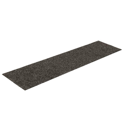trappemåtter selvklæbende 15 stk. 76x20 cm antracit rektangulære
