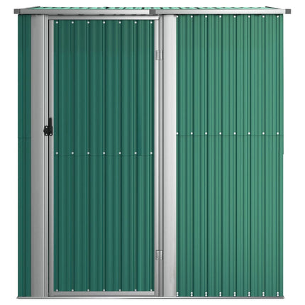 haveskur grøn 180,5x97x209,5 cm galvaniseret stål