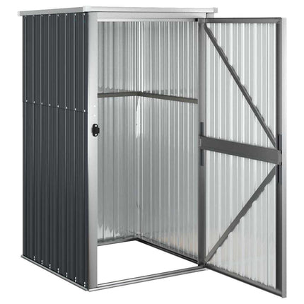 redskabsskur til haven 88x89x161 cm galvaniseret stål antracit