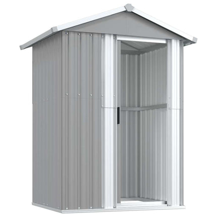 haveskur 126x97,5x177 cm galvaniseret stål grå
