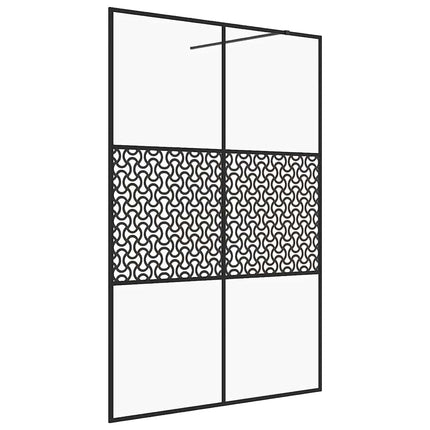 brusevæg 140x195 cm med klart sikkerhedsglas