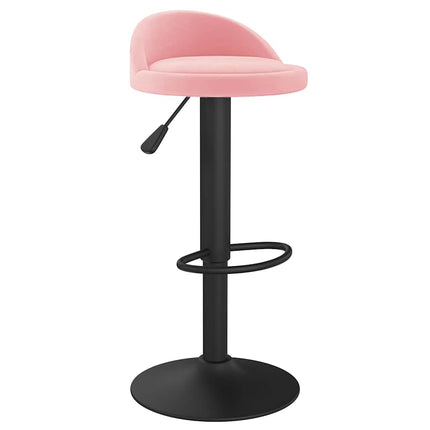barstol fløjl pink