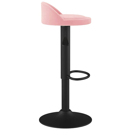 barstol fløjl pink
