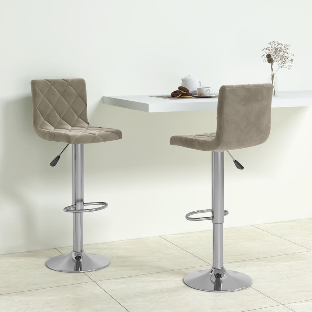 barstole 2 stk. fljl lysegr