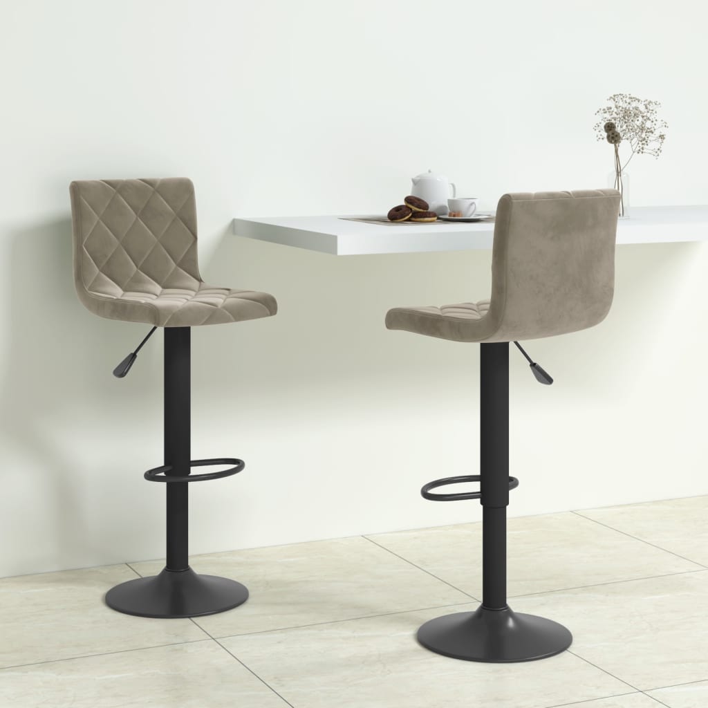 barstole 2 stk. fljl lysegr