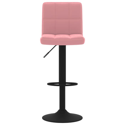 barstole 2 stk. fløjl pink