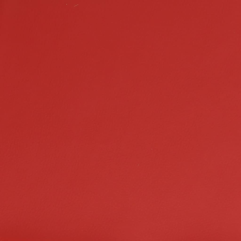 barstole 2 stk. kunstlæder vinrød