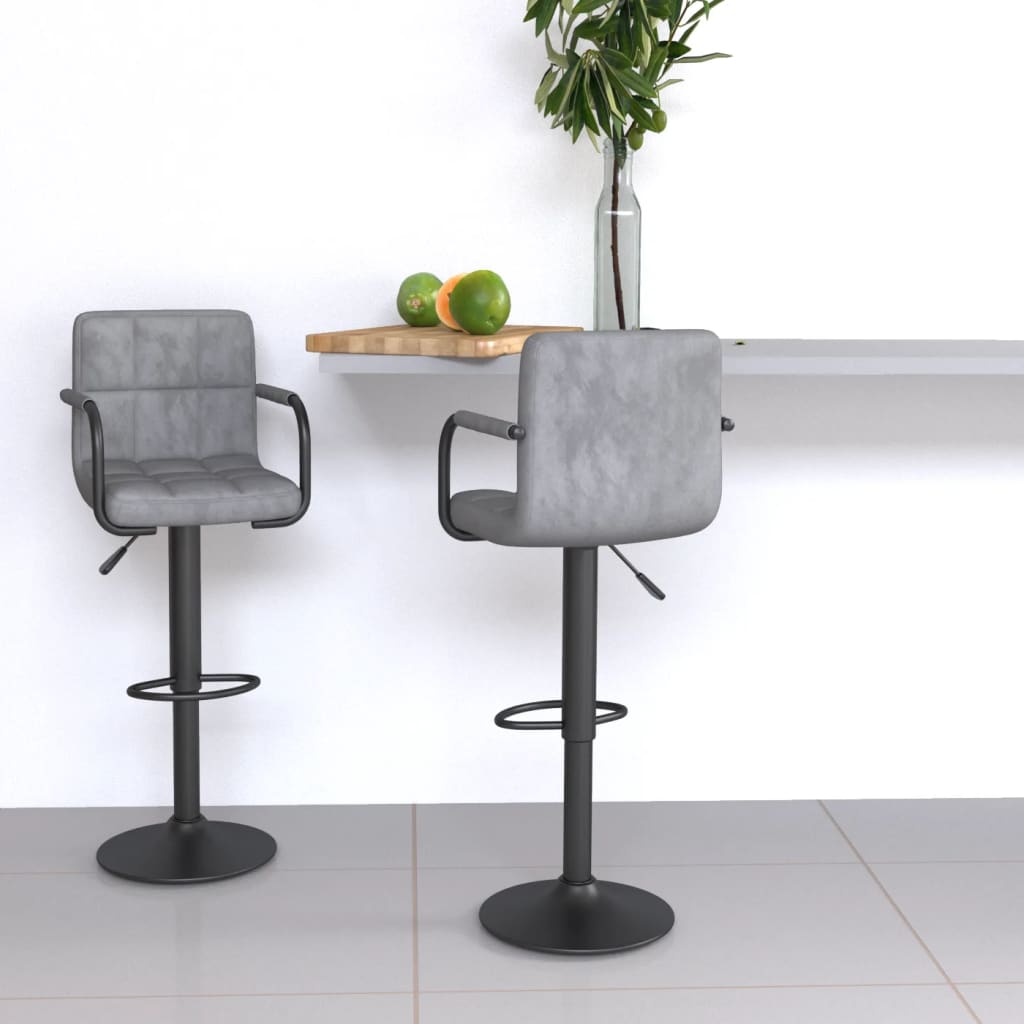 barstole 2 stk. fljl lysegr