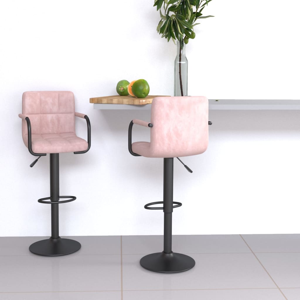 barstole 2 stk. fljl pink