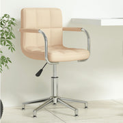 drejelig kontorstol stof cremefarvet