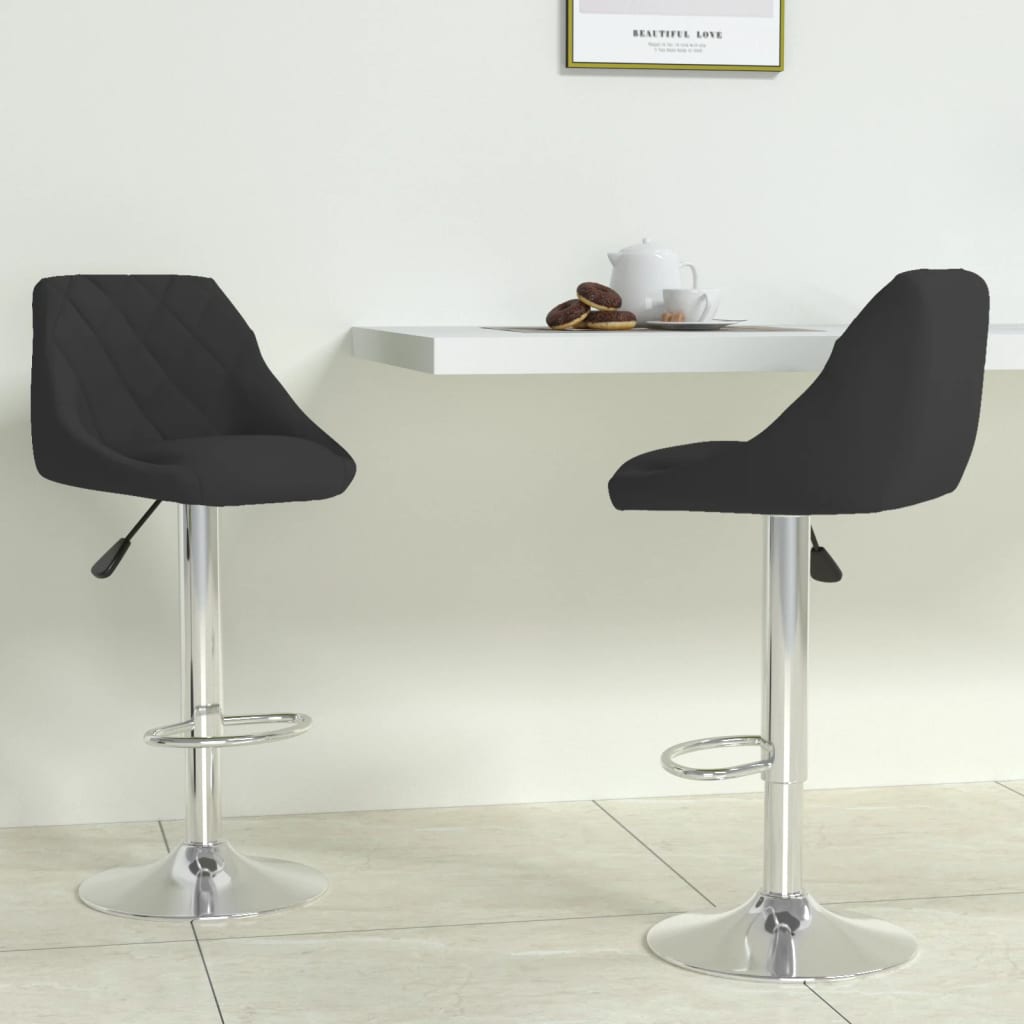 barstole 2 stk. fljl sort