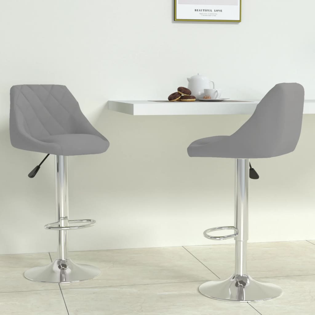 barstole 2 stk. fljl lysegr