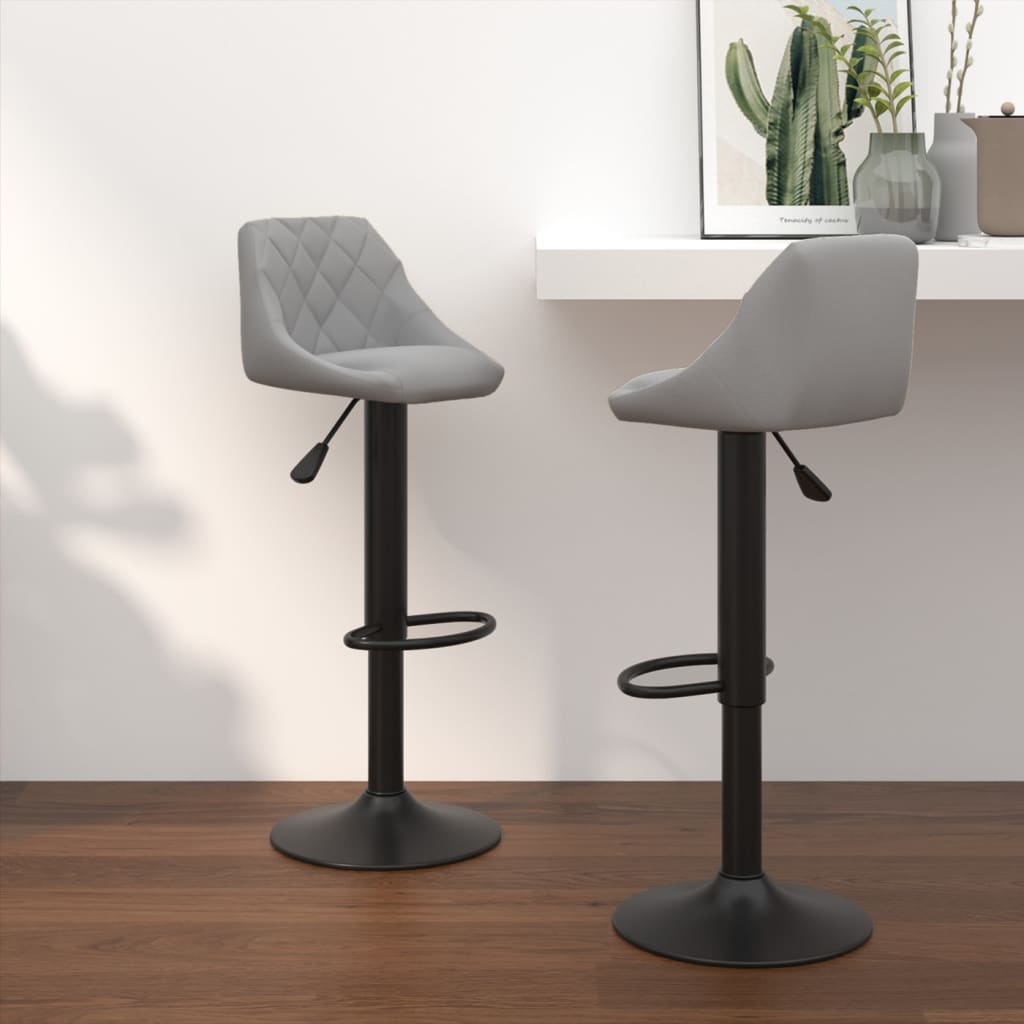 barstole 2 stk. fljl lysegr