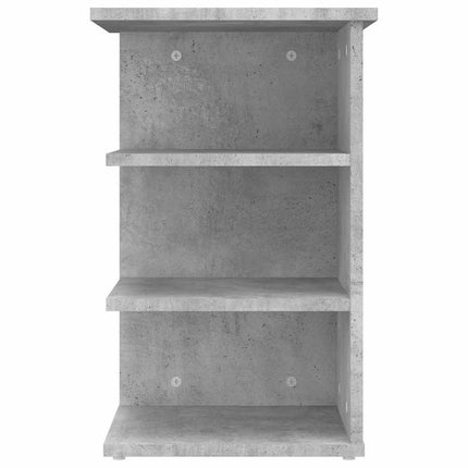 sideskab 35x35x55 cm konstrueret træ betongrå