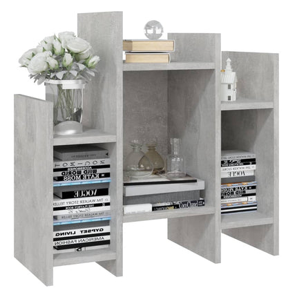 sideskab 60x26x60 cm konstrueret træ betongrå