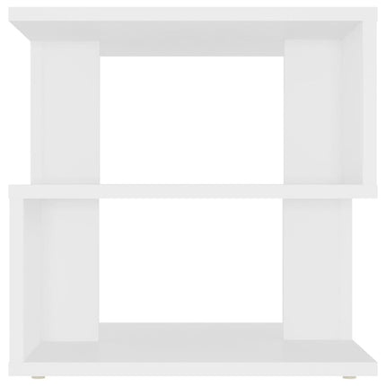 sidebord 40x40x40 cm konstrueret træ hvid