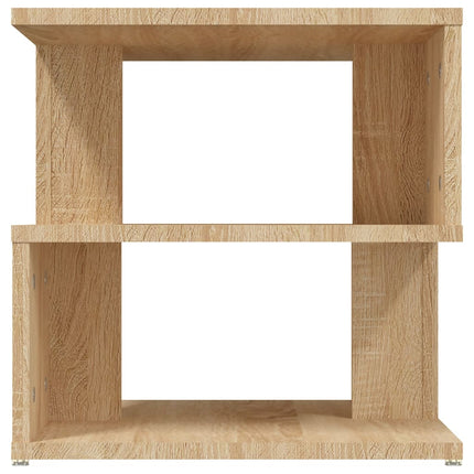 sidebord 40x40x40 cm konstrueret træ sonoma-eg