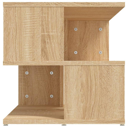 sidebord 40x40x40 cm konstrueret træ sonoma-eg