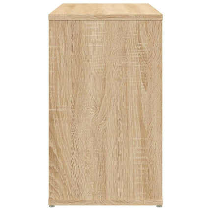 sideskab 60x30x50 cm konstrueret træ sonoma-eg