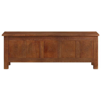 opbevaringsboks 110x30x40 cm massivt mangotræ