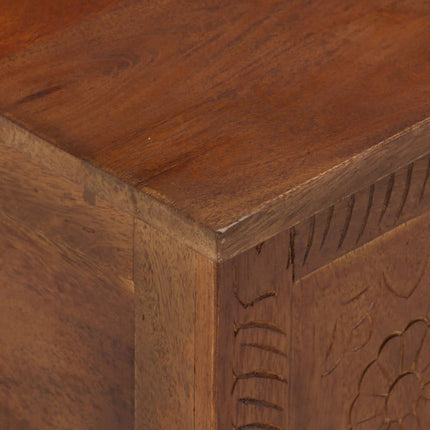opbevaringsboks 110x30x40 cm massivt mangotræ