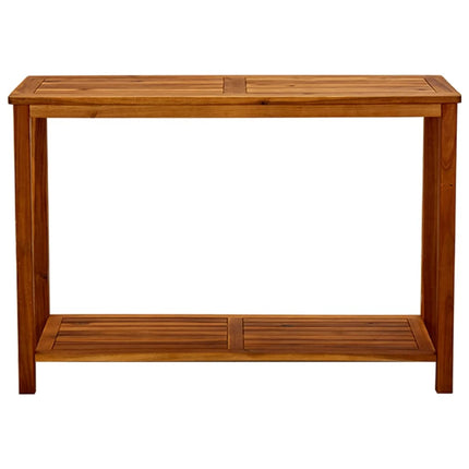 konsolbord til haven 110x40x75 cm massivt akacietræ