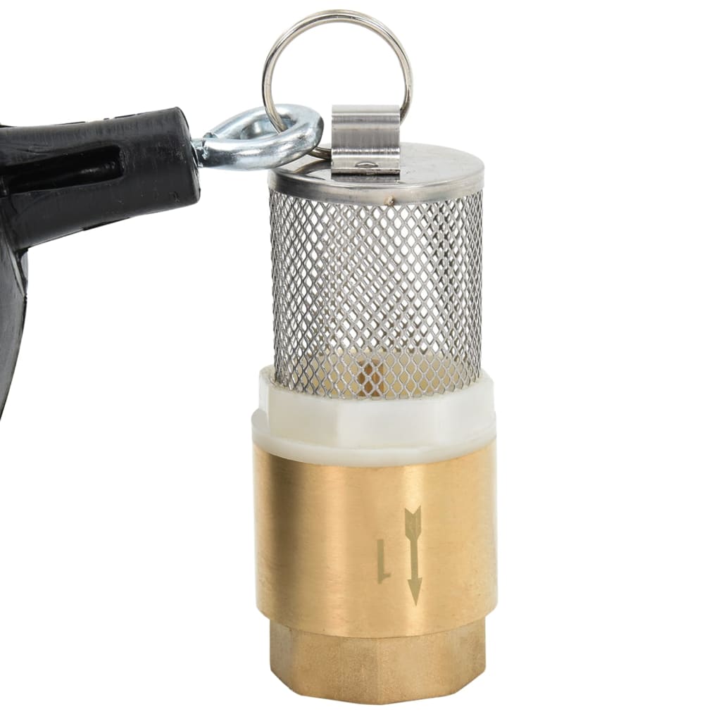 sugeslange med messingkoblinger 1,1" 5 m PVC grøn